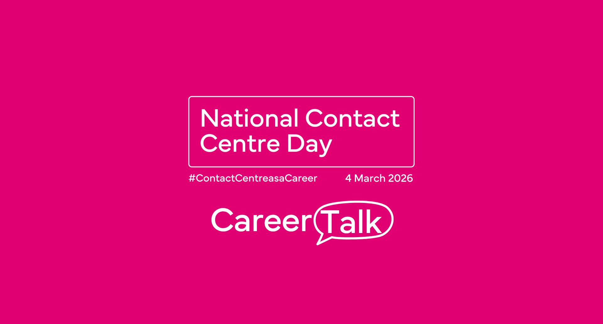 CareerTalk Special – National Contact Centre Day